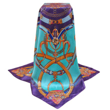 Bandana Scarf Women Kerchief Square Scarf Ladies Printed Elegant Thin Shawl Stain Silk Scarf Square Bufandas Mujer Seda TIML66 TIML66