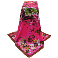 Bandana Scarf Women Kerchief Square Scarf Ladies Printed Elegant Thin Shawl Stain Silk Scarf Square Bufandas Mujer Seda TIML66 TIML66