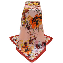 Bandana Scarf Women Kerchief Square Scarf Ladies Printed Elegant Thin Shawl Stain Silk Scarf Square Bufandas Mujer Seda TIML66 TIML66