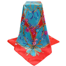 Bandana Scarf Women Kerchief Square Scarf Ladies Printed Elegant Thin Shawl Stain Silk Scarf Square Bufandas Mujer Seda TIML66 TIML66