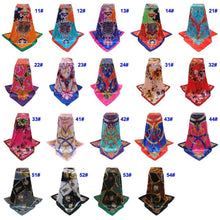 Bandana Scarf Women Kerchief Square Scarf Ladies Printed Elegant Thin Shawl Stain Silk Scarf Square Bufandas Mujer Seda TIML66 TIML66