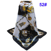 Bandana Scarf Women Kerchief Square Scarf Ladies Printed Elegant Thin Shawl Stain Silk Scarf Square Bufandas Mujer Seda TIML66 TIML66