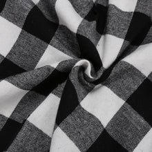 plaid shirt dress leisure vintage long plaid check print casual shirt dress mini plus size party dresses TIML66