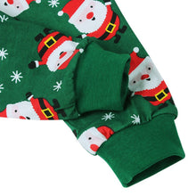 2pcs kids clothing set cotton long sleeve children santa print suit clothes sets 2~7 years TIML66