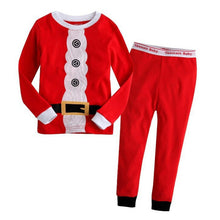 2pcss Kids Christmas Gift Clothing Set Cotton Long Sleeve Children Santa Print Suit Clothes Sets 2-7Years TIML66