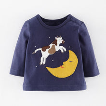 Cute Baby Boys Girl Long Sleeve Cotton Striped T shirts Children T-shirt Kids Infant Clothing Christmas Gifts TIML66