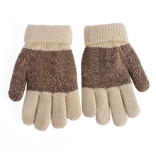 Kids Gloves Girls Boys Mittens Thick Warm Cashmere Student Five Fingers Gloves TIML66