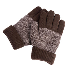 Kids Gloves Girls Boys Mittens Thick Warm Cashmere Student Five Fingers Gloves TIML66