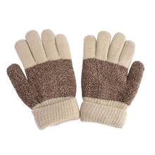 Kids Gloves Girls Boys Mittens Thick Warm Cashmere Student Five Fingers Gloves TIML66