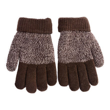 Kids Gloves Girls Boys Mittens Thick Warm Cashmere Student Five Fingers Gloves TIML66