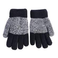 Kids Gloves Girls Boys Mittens Thick Warm Cashmere Student Five Fingers Gloves TIML66