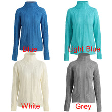 Women Turtleneck Sweater Twist Stretchy Slim Knitted Jumper Top Long Sleeve Casual Sweaters And Pullovers  TIML66 TIML66