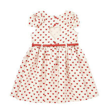 baby girls 2~7 Years bowknot love peach heart tutu princess dress kids backless chiffon dresses TIML66
