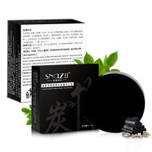 Bamboo Charcoal Handmade Soap Skin Care Treatment Natural Skin Whitening Blackhead Remover Acne Treatment Control Oil TIML66
