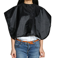 Black Hairdressing Apron Water Resistant Barbershop Hair Cloth Shampoo Cloth Hair Cutting Cape Professional Hairdressing Cape TIML66 TIML66