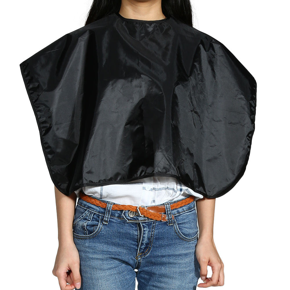 Black Hairdressing Apron Water Resistant Barbershop Hair Cloth Shampoo Cloth Hair Cutting Cape Professional Hairdressing Cape TIML66 TIML66