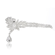 Bling Pendant Crown Headband Water Drop Rhinestone Hairband for Wedding Party Forehead Jewelry TIML66 TIML66