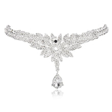 bling pendant crown headband water rhinestone hairband for wedding party forehead jewelry TIML66