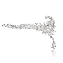 bling pendant crown headband water rhinestone hairband for wedding party forehead jewelry TIML66