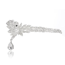 bling pendant crown headband water rhinestone hairband for wedding party forehead jewelry TIML66