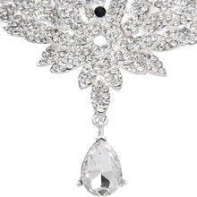Bling Pendant Crown Headband Water Drop Rhinestone Hairband for Wedding Party Forehead Jewelry TIML66 TIML66