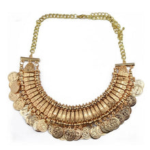 Bohemia Style Necklace Ethnic Vintage Retro Coin Tassels Necklace Choker Bib Jewelry Girl TIML66 TIML66