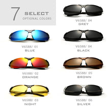 aluminum magnesium polarized sunglasses men sun glasses night driving mirror male eyewear accessories goggle oculos TIML66