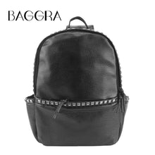 rivet women backpacks rugzak punk ladies small pu leather travel bag school bags for teenage girls mochilas mujer TIML66