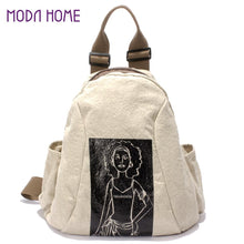 Canvas Backpacks Printing Men Women Shoulder School Bags For Student Book Bag Schoolbag Casual Bolsas Mochilas Femininas TIML66 TIML66