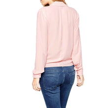 casual blouses women shirt ol bow style turn down collar elegant blouse long sleeve plus size tops women blusas femininas TIML66