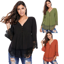 chemise femme v neck floral lace shirt women tops office shirt ladies crochet blouse blusas femininas TIML66
