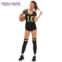 Club Football Costume Set Women Romper and Jumpsuit School Girls Sexy Uniform Cosplay Sport Clothes Lady Clothing TIML66 TIML66