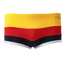 comfortable men boxer shorts u convex pouch panties sexy striped elastic waist breathable mans underwear underpants TIML66