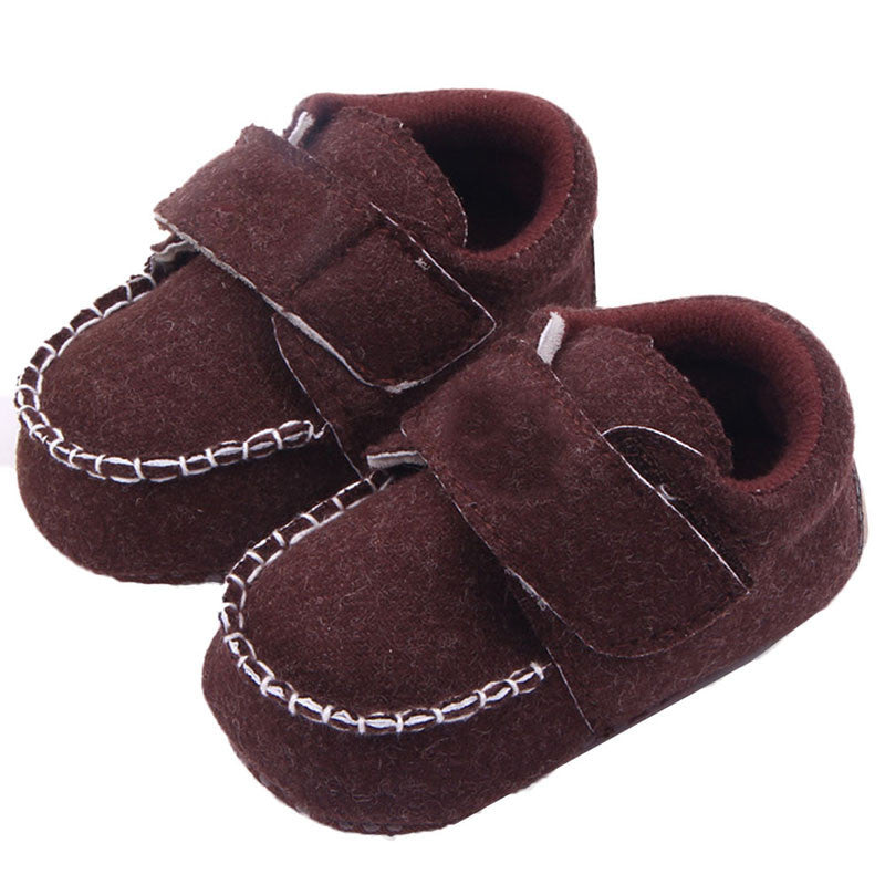 cozy baby linen crib shoes kid boy girl non slip loafers shoes 0 12m TIML66