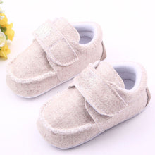 cozy baby linen crib shoes kid boy girl non slip loafers shoes 0 12m TIML66