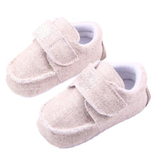 cozy baby linen crib shoes kid boy girl non slip loafers shoes 0 12m TIML66