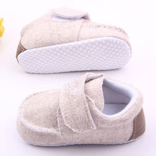 cozy baby linen crib shoes kid boy girl non slip loafers shoes 0 12m TIML66