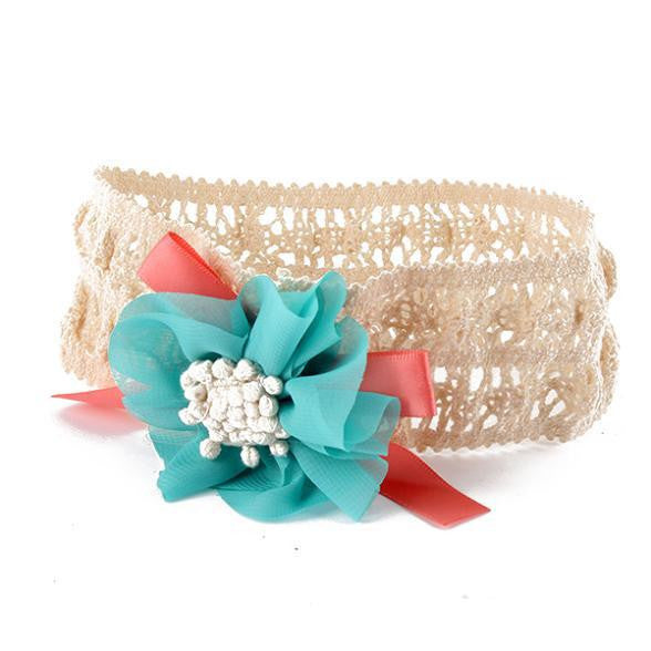 cute baby kids girls hair bands headbands bowknot flower hairclips ribbon headdress hair wear TIML66