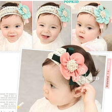 cute baby kids girls hair bands headbands bowknot flower hairclips ribbon headdress hair wear TIML66