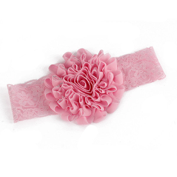 Cute Baby Kids Girls Headbands Hair Bands Bowknot Flower Clips Ribbon Headdress Hair Wear TIML66