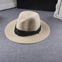Cute Women Girls Straw Hat Solid Color Cat Lace Belt Headwear Sun Bucket Sun Hat Women Cap Beachwear CamelBeige TIML66 TIML66
