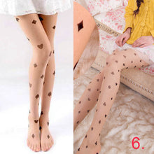 cute women sexy transparent silk stocking tattoo pantyhose woman leggings TIML66