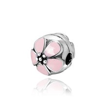 Daisy Enameled Clip Bead S925 Sterling Silver Jewelry Charms Beads for 3mm BraceletBangle DIY Beads for Jewelry Making TIML66 TIML66