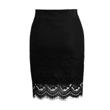 Elegant Floral Lace High Waist Bodycon Skirts Womens Sexy Stretch Office Pencil Skirt Women Short Skirt Saia Faldas XXL TIML66 TIML66