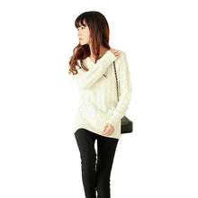 fall women sweaters and pullovers ol knitted sweater solid ribbed v neck long sleeve casual longline jumper sweater mujer TIML66