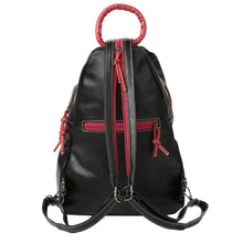 3 Women Backpack Set PU Leather Leaf Applique Schoolbag for Teenagers Girls Student Travel Bag Black Mochilas Escolares TIML66 TIML66