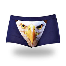 3D Wolf Eagle Underwear Men Cotton Boxer Cartoon Panties Ucrotch Animal Print Shorts Calzoncillos Homme TIML66