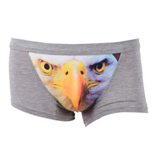 3D Wolf Eagle Underwear Men Cotton Boxer Cartoon Panties Ucrotch Animal Print Shorts Calzoncillos Homme TIML66