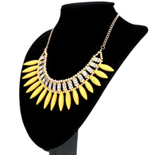 Jewelry Elegant Shinning Rhinestone Necklace Crystal Turquoise Necklace Girls Christmas Gift TIML66 TIML66