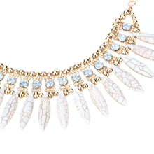 Jewelry Elegant Shinning Rhinestone Necklace Crystal Turquoise Necklace Girls Christmas Gift TIML66 TIML66